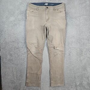 Off The Grid Trailblazer Pant Mens 36x34 Taper Fit Brown Stretch Utility Canvas
